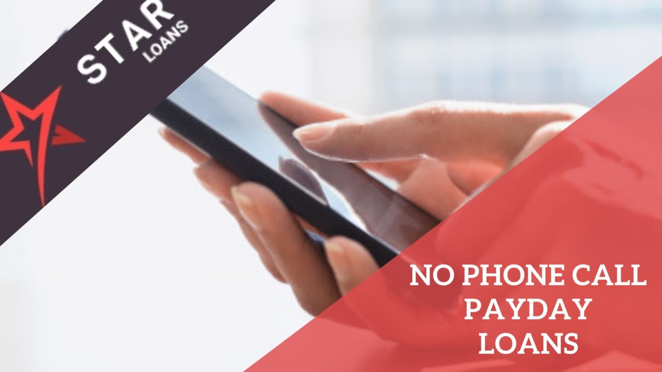 No Phone Call Payday Loans